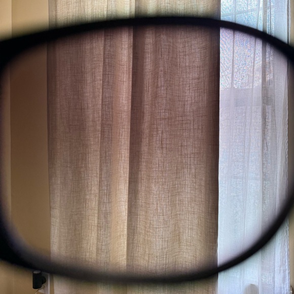 Prada Black Sunglasses with Gold Accent - Picture 7 of 14